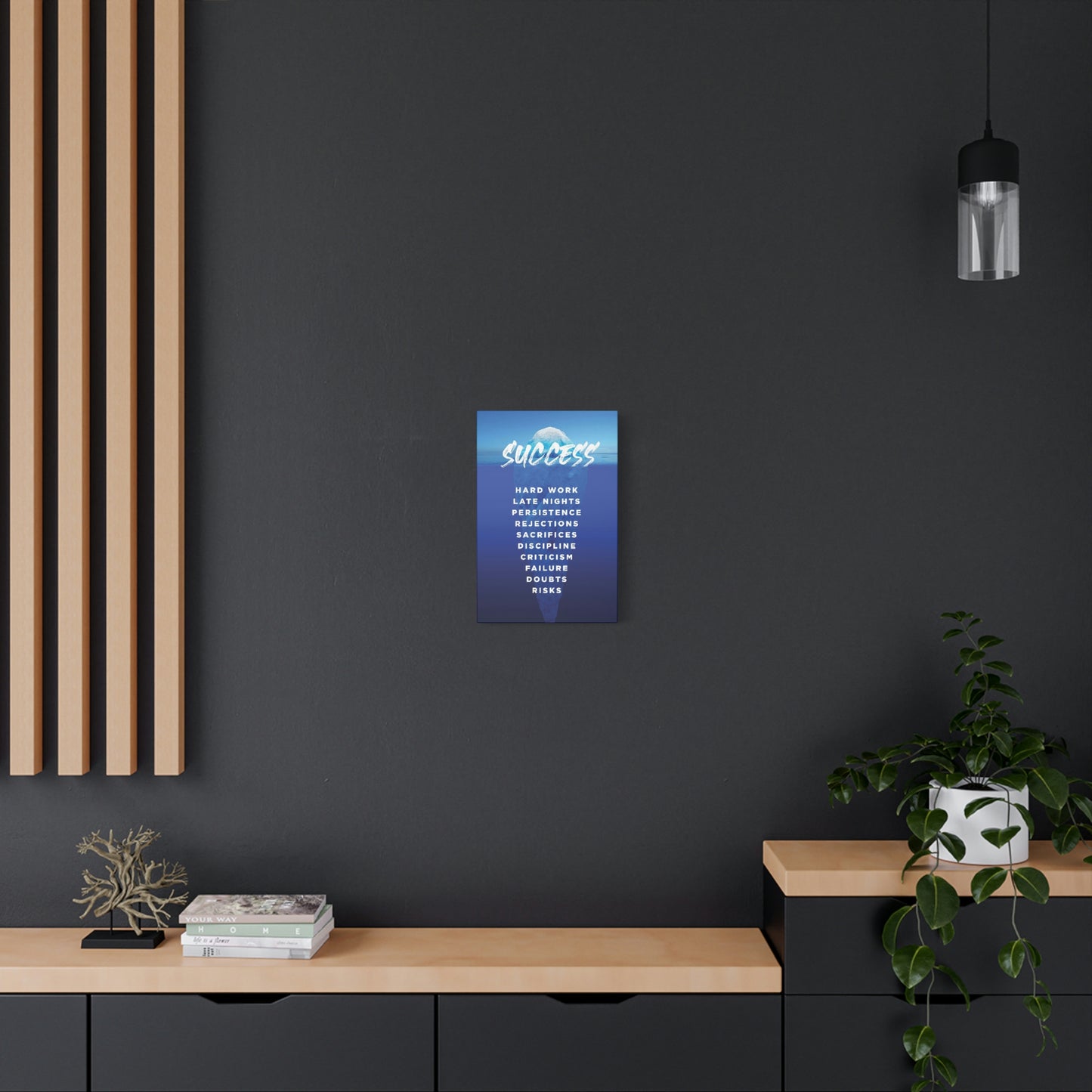 Success Iceberg | Canvas | Hustle House Prints