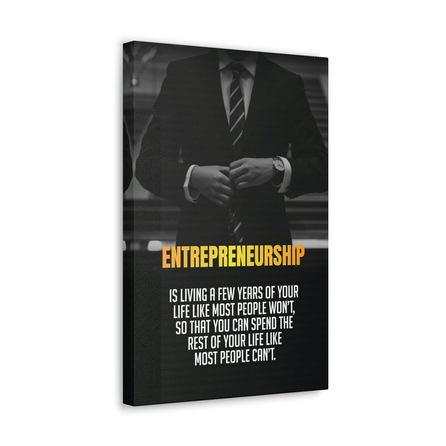 Entrepreneurship | Canvas | Hustle House Prints