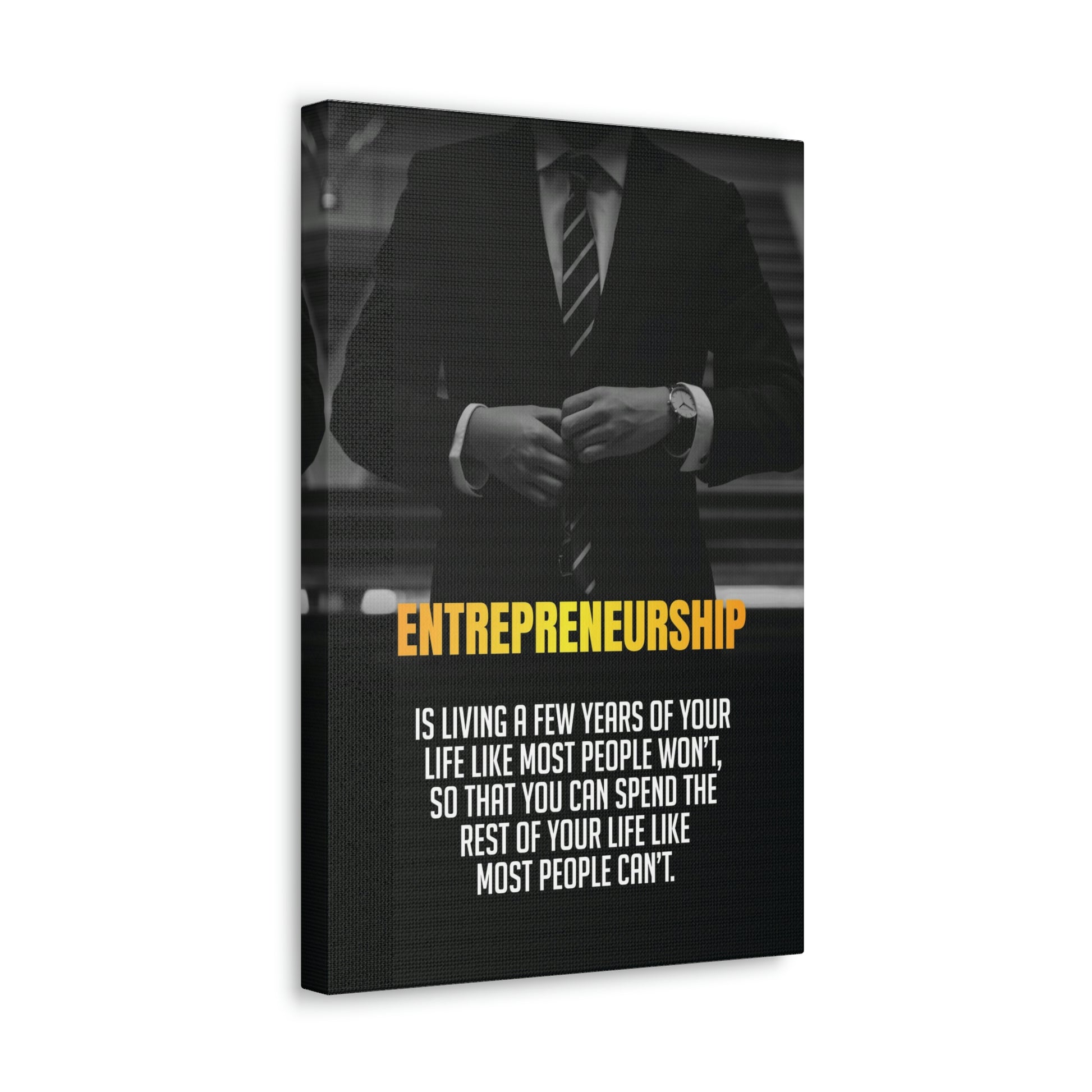 Entrepreneurship | Canvas | Hustle House Prints