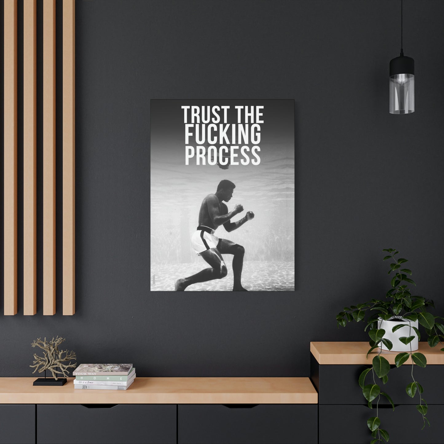 Trust The Fu**ing Process | Canvas | Hustle House Prints