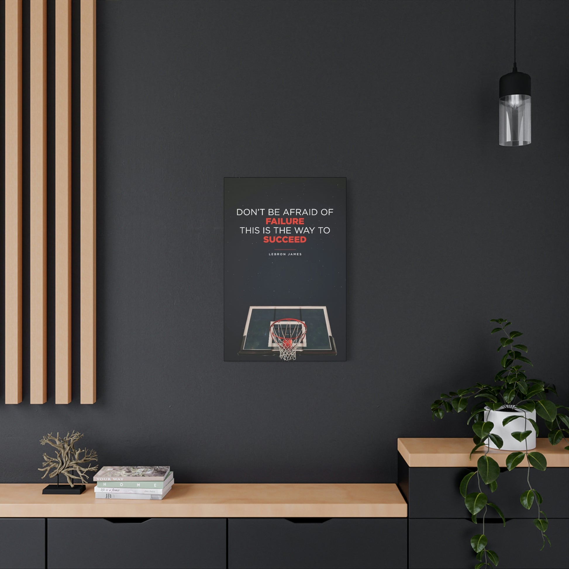 Don't Be Afraid Of Failure | Canvas | Hustle House Prints