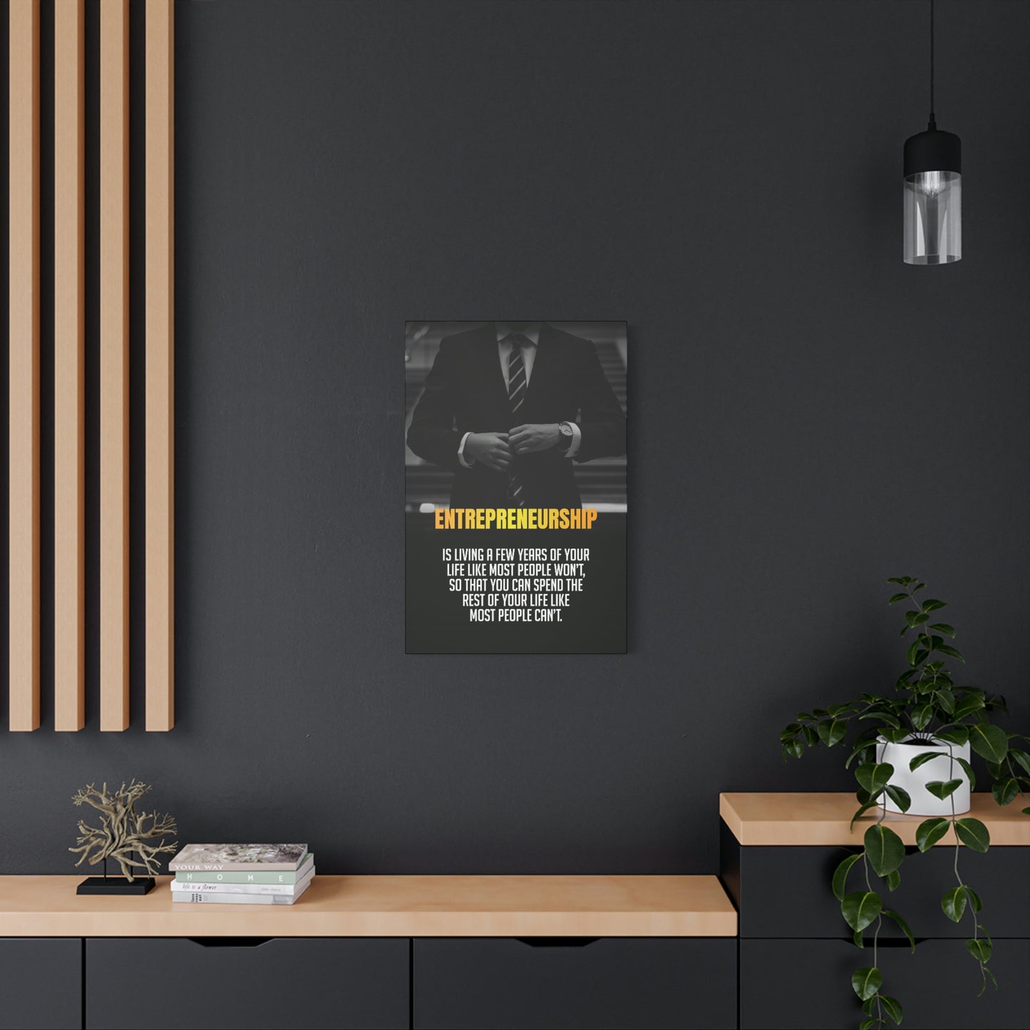 Entrepreneurship | Canvas | Hustle House Prints