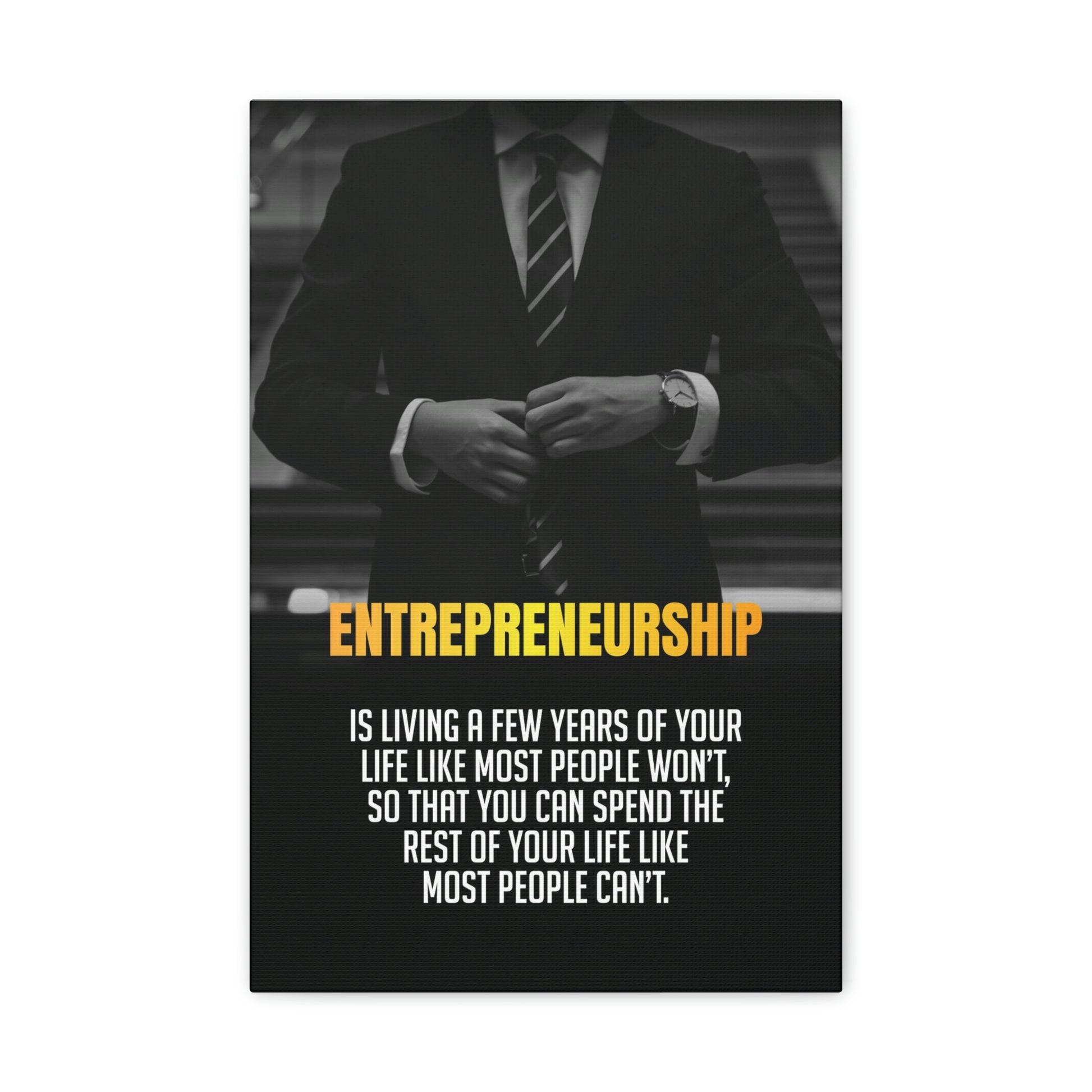 Entrepreneurship | Canvas | Hustle House Prints