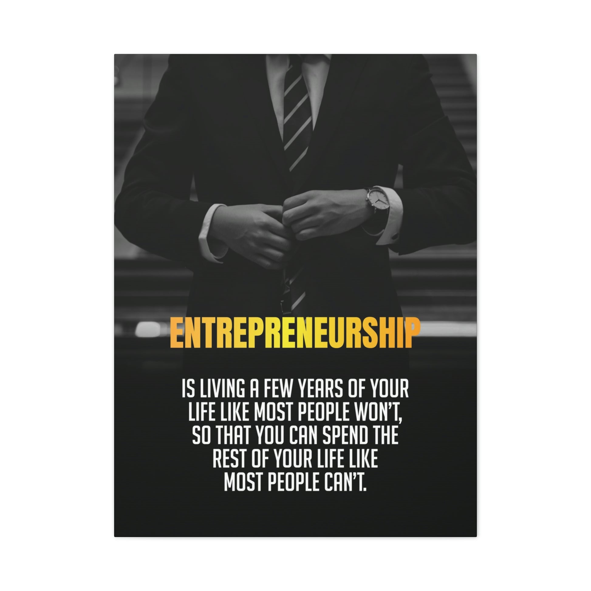 Entrepreneurship | Canvas | Hustle House Prints