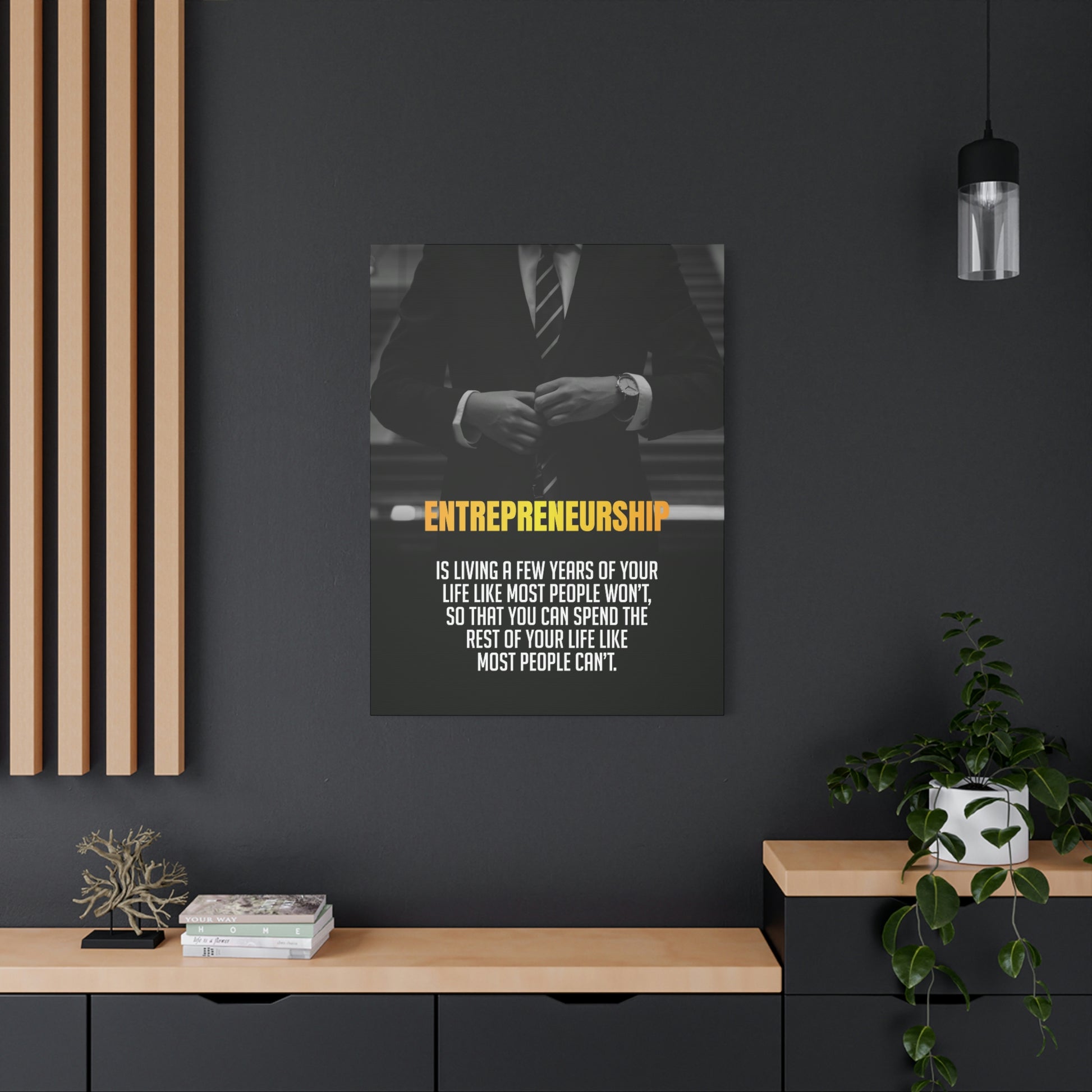 Entrepreneurship | Canvas | Hustle House Prints