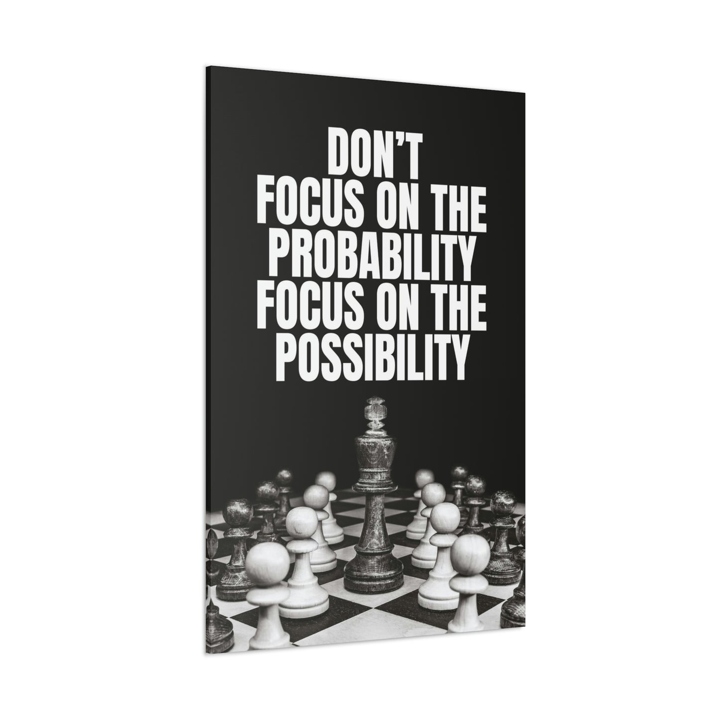 Focus On The Possibility | Canvas | Hustle House Prints