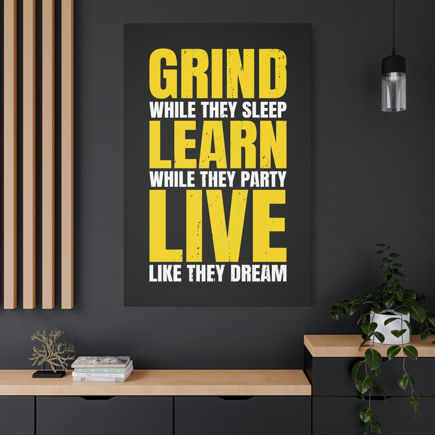 Live Like They Dream | Canvas | Hustle House Prints