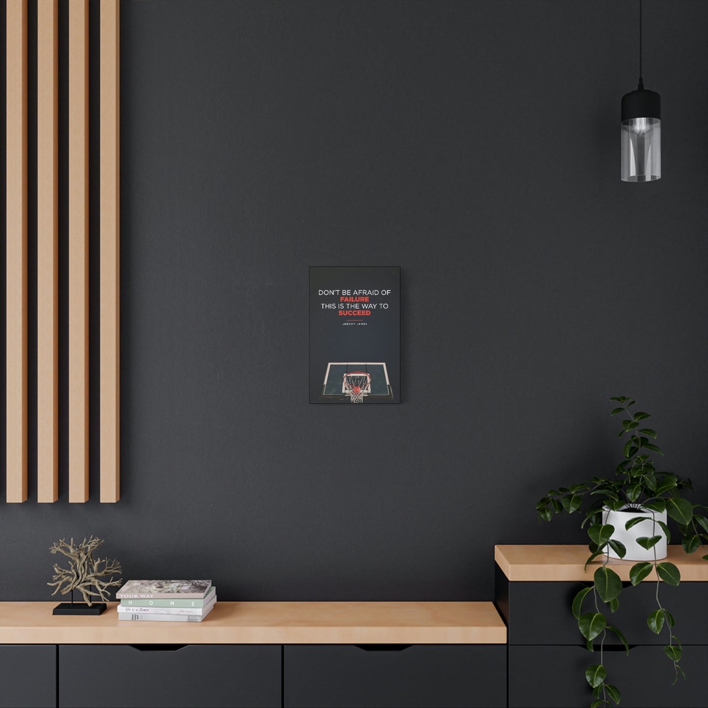 Don't Be Afraid Of Failure | Canvas | Hustle House Prints