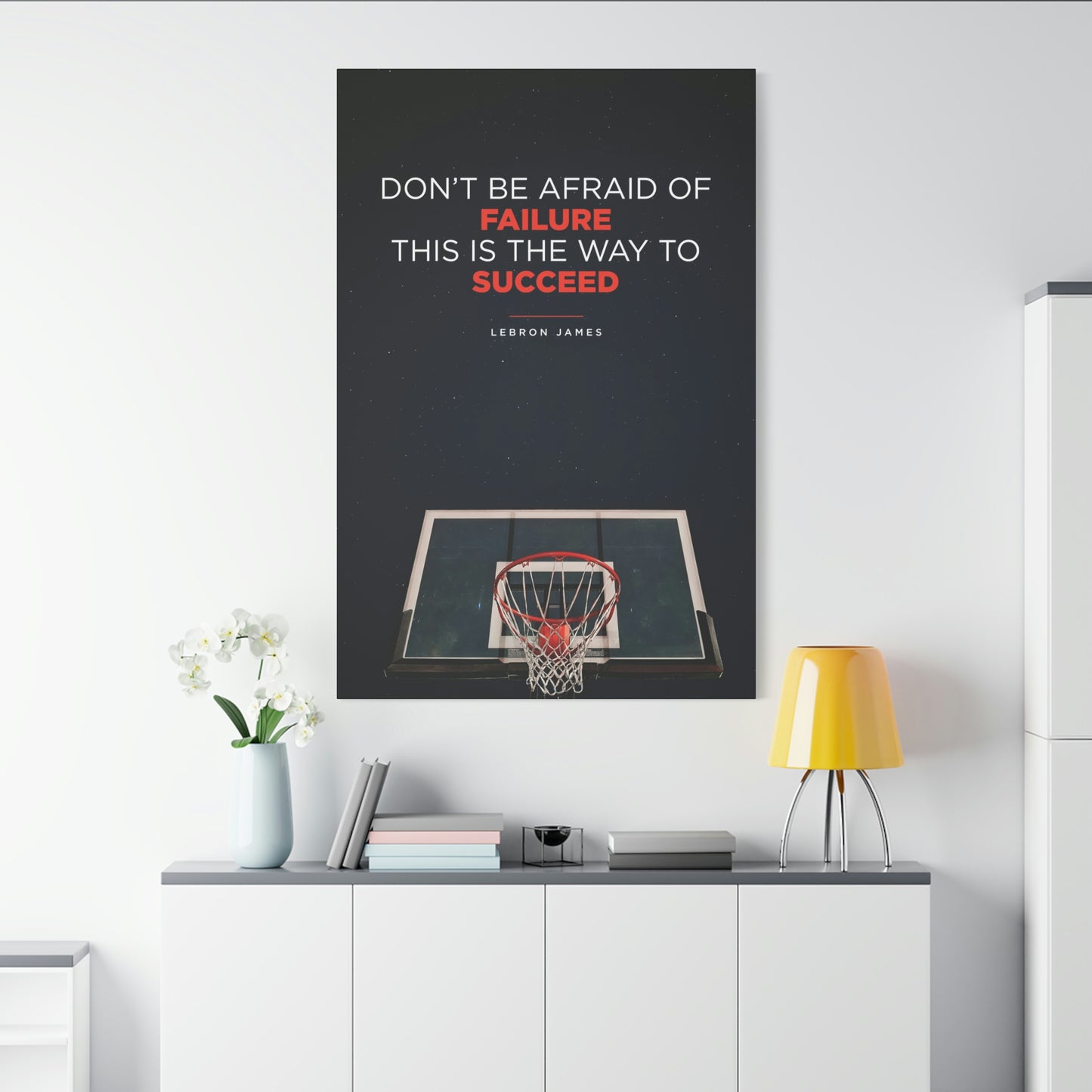 Don't Be Afraid Of Failure | Canvas | Hustle House Prints