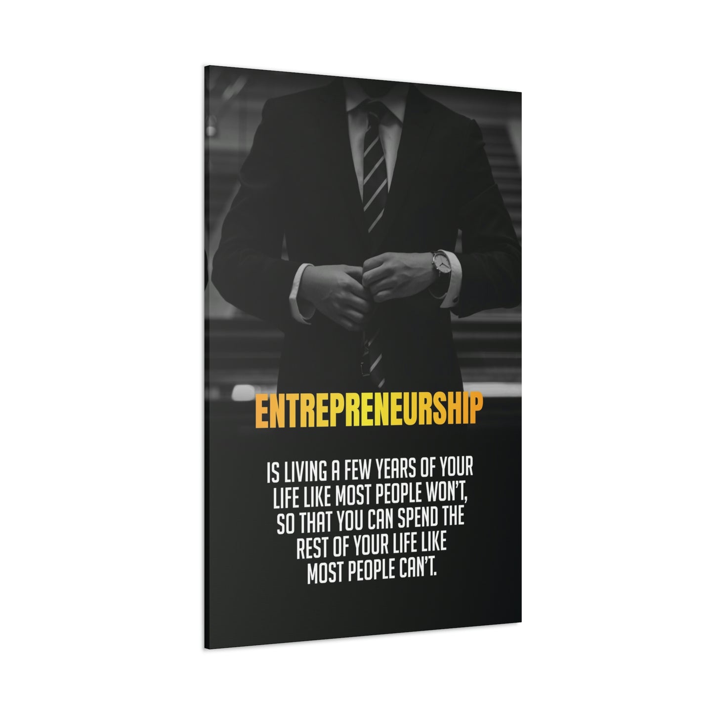 Entrepreneurship | Canvas | Hustle House Prints