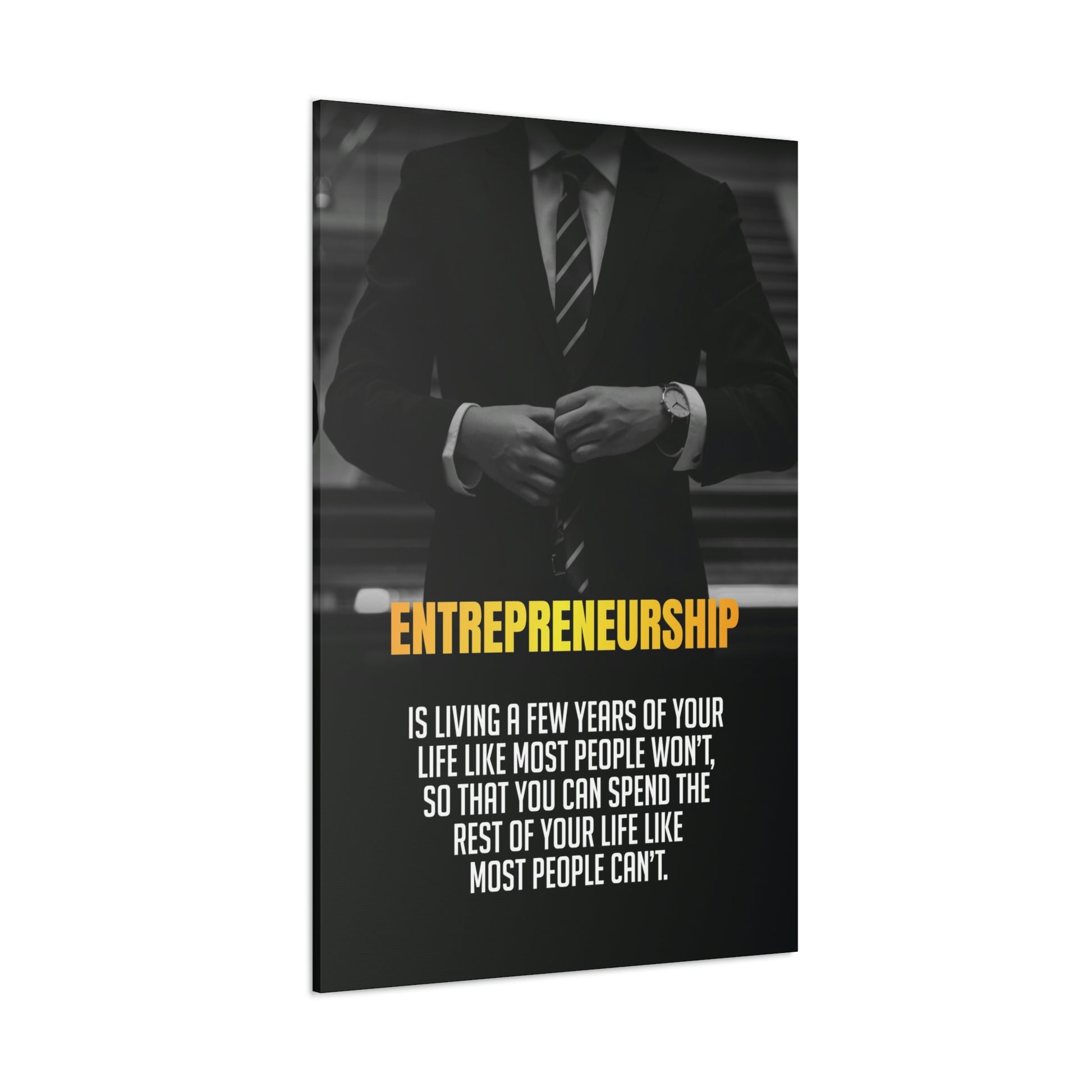 Entrepreneurship | Canvas | Hustle House Prints
