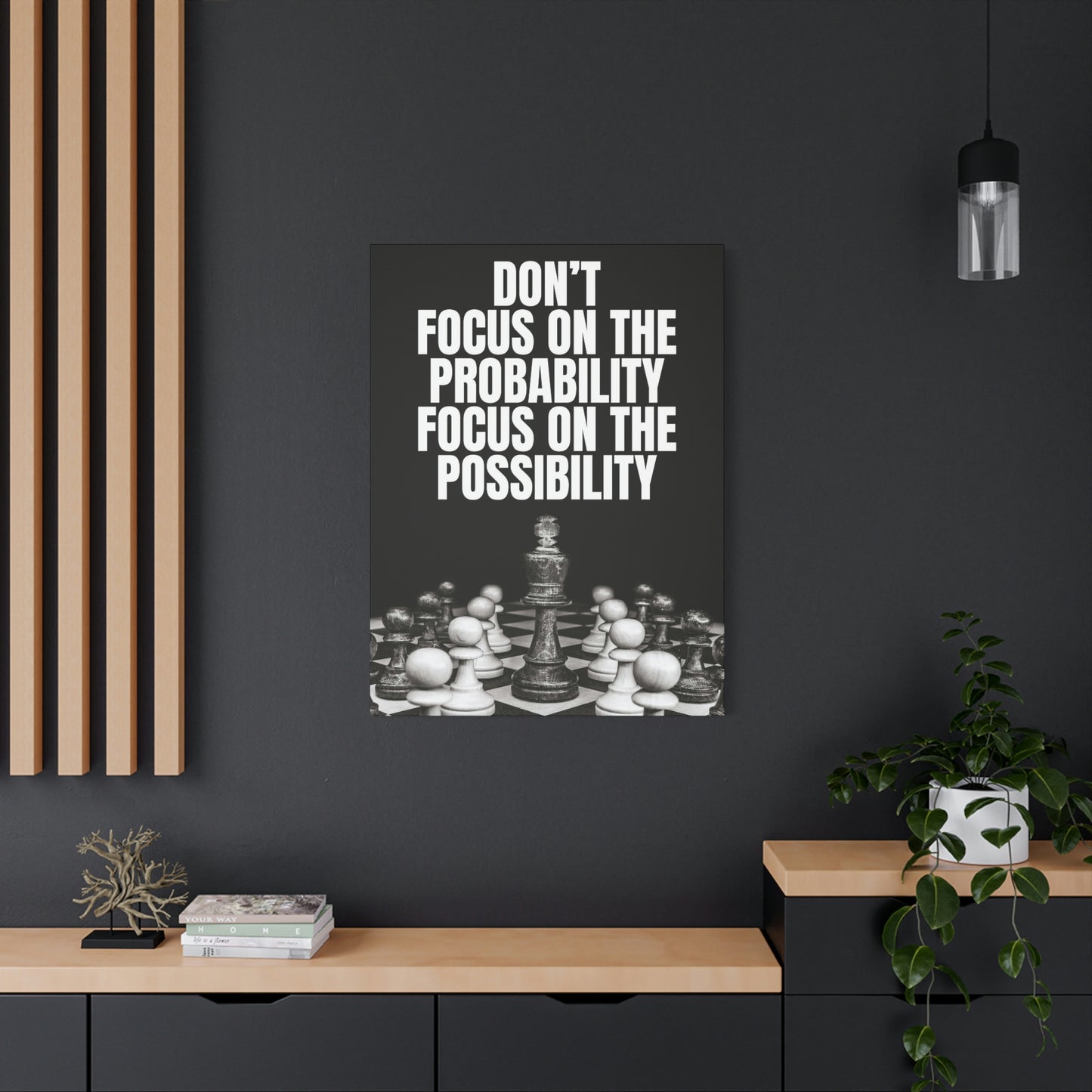 Focus On The Possibility | Canvas | Hustle House Prints