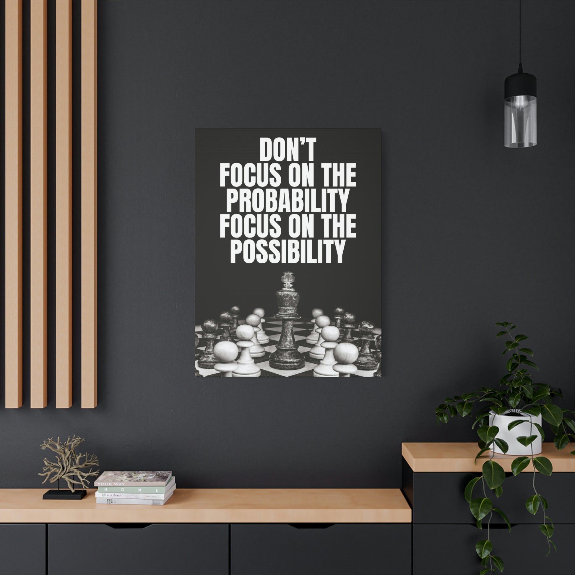 Focus On The Possibility | Canvas | Hustle House Prints
