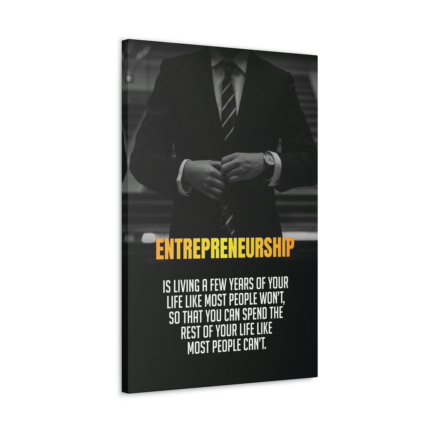 Entrepreneurship | Canvas | Hustle House Prints