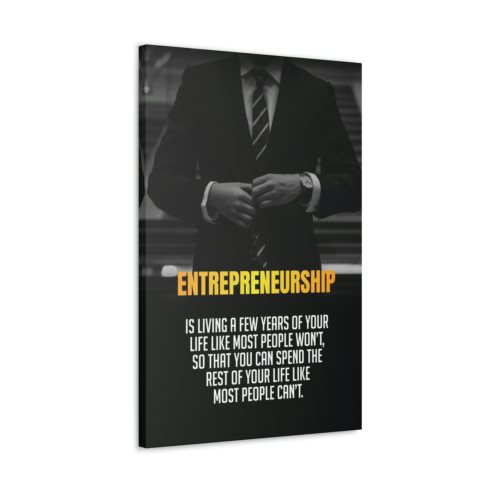 Entrepreneurship | Canvas | Hustle House Prints