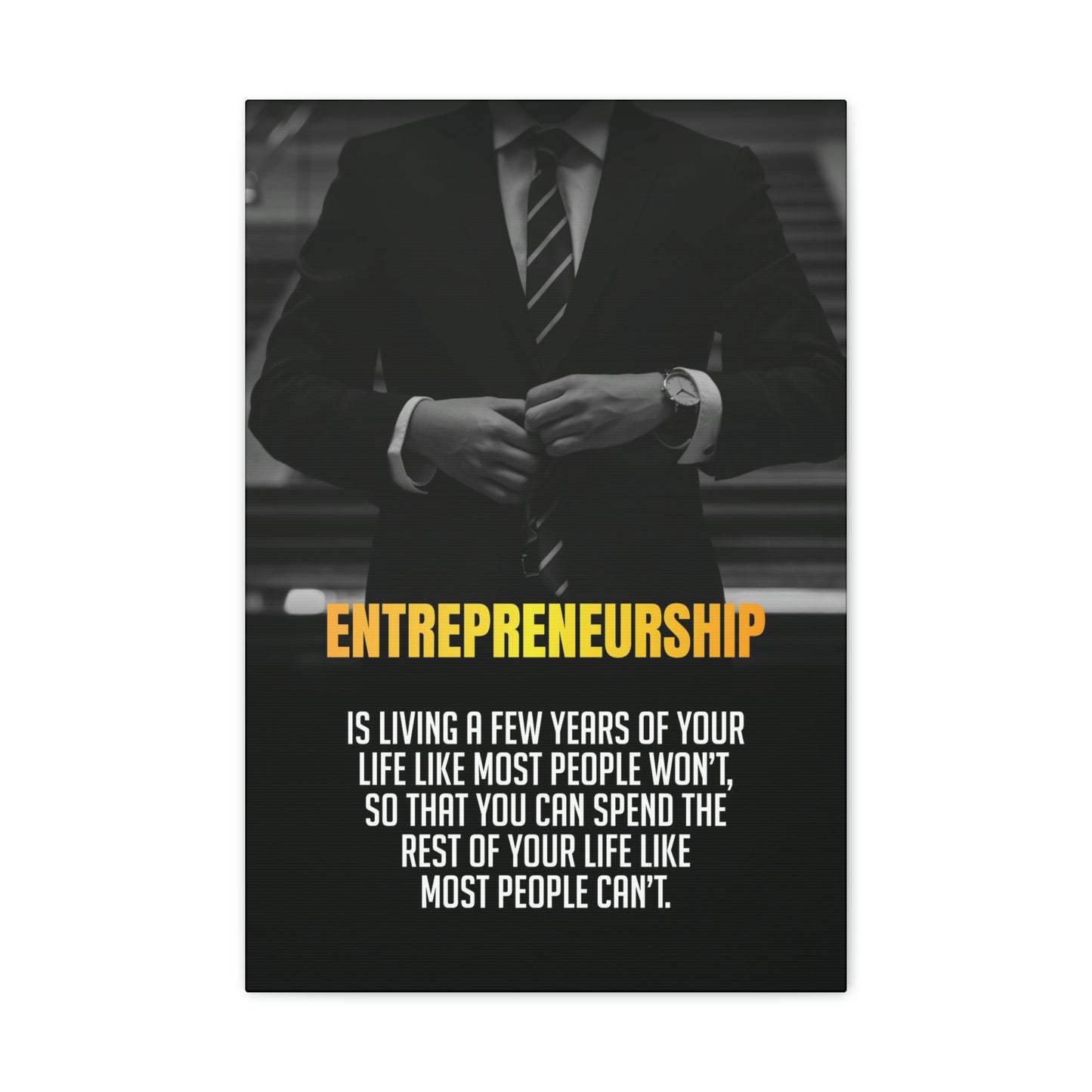 Entrepreneurship | Canvas | Hustle House Prints