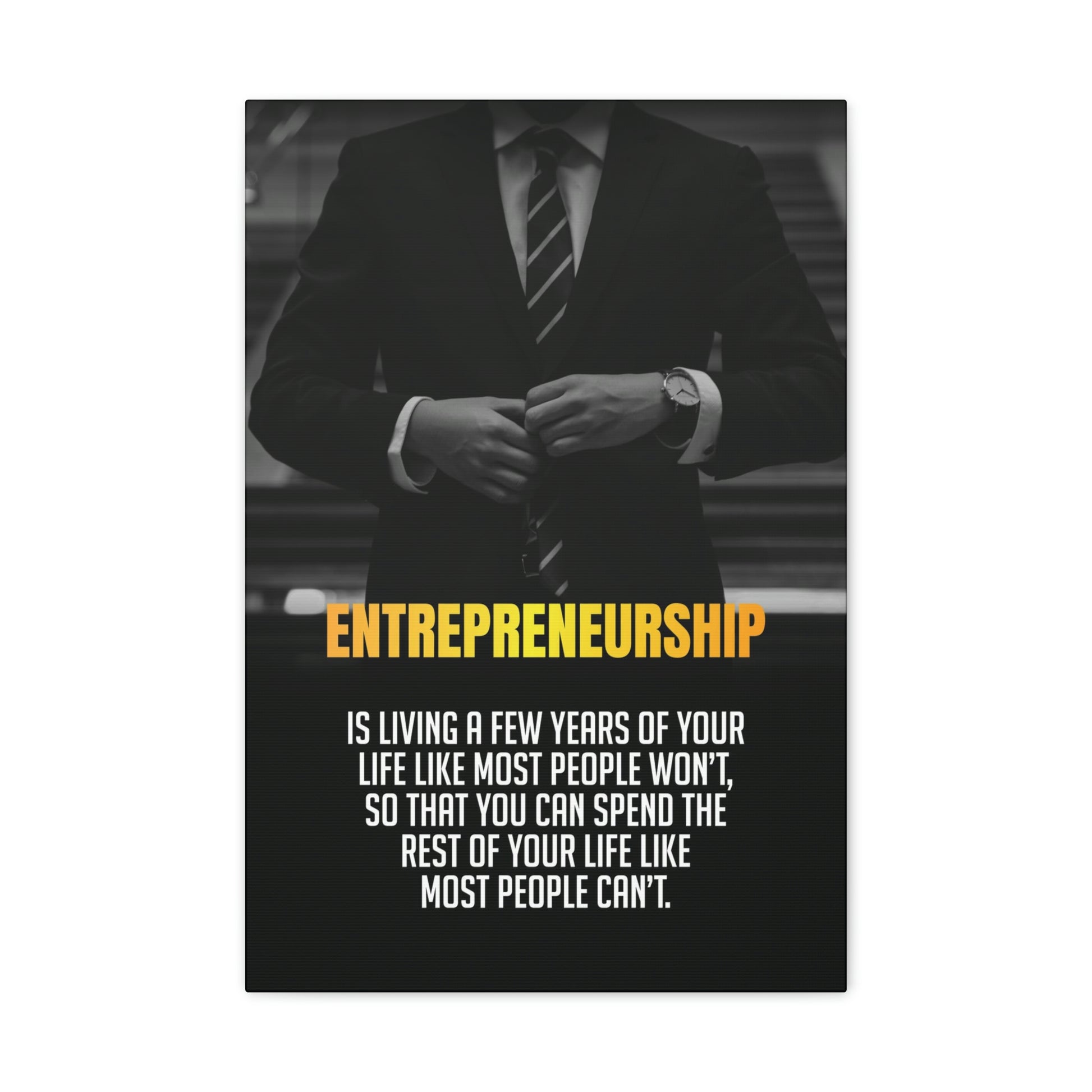 Entrepreneurship | Canvas | Hustle House Prints
