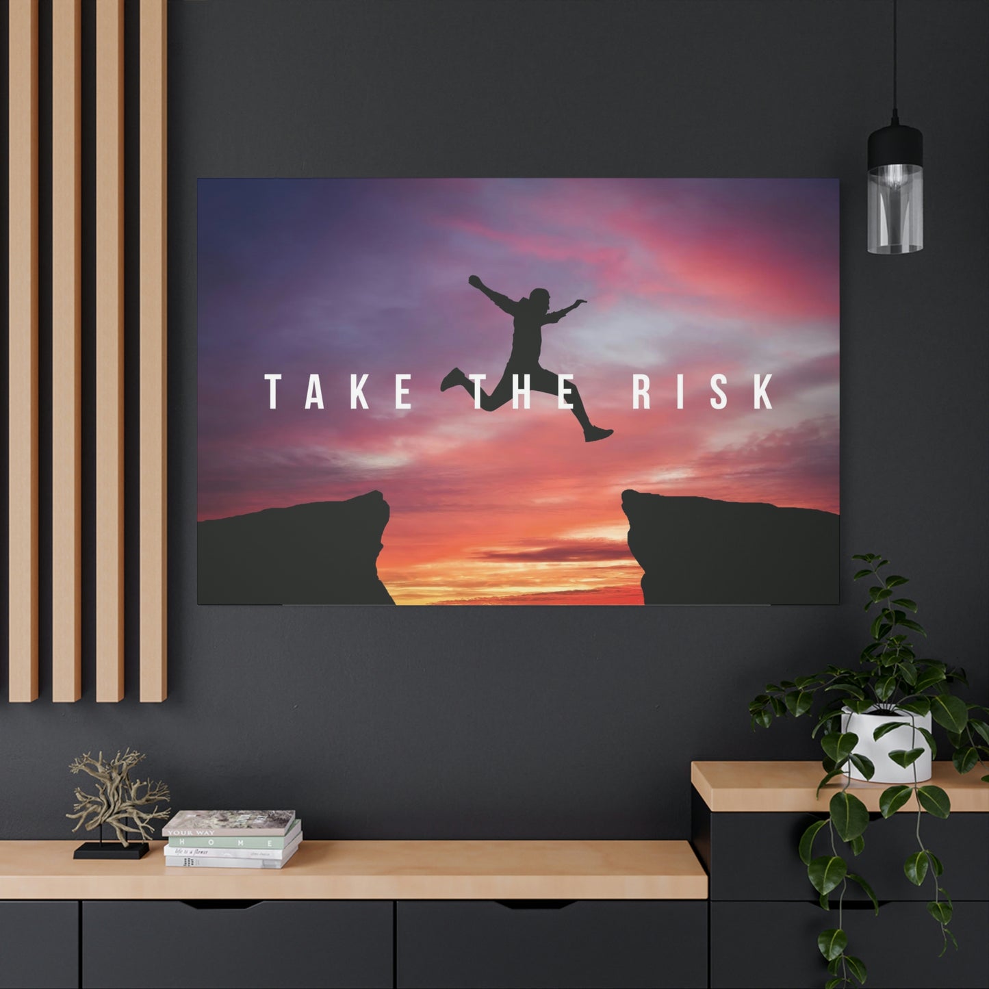 Take The Risk | Canvas | Hustle House Prints