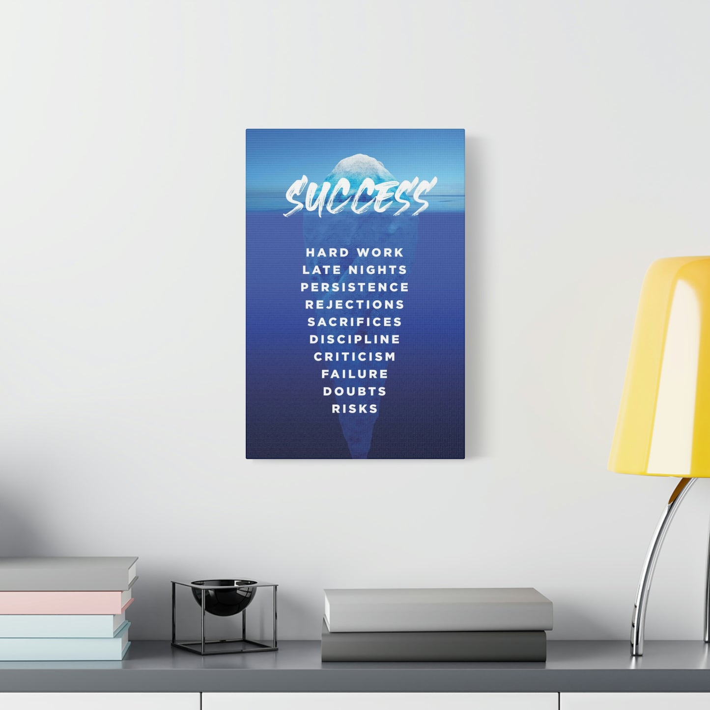 Success Iceberg | Canvas | Hustle House Prints