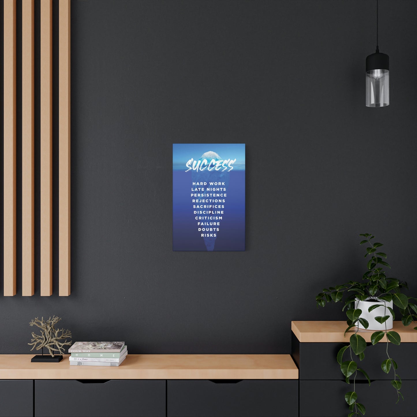 Success Iceberg | Canvas | Hustle House Prints