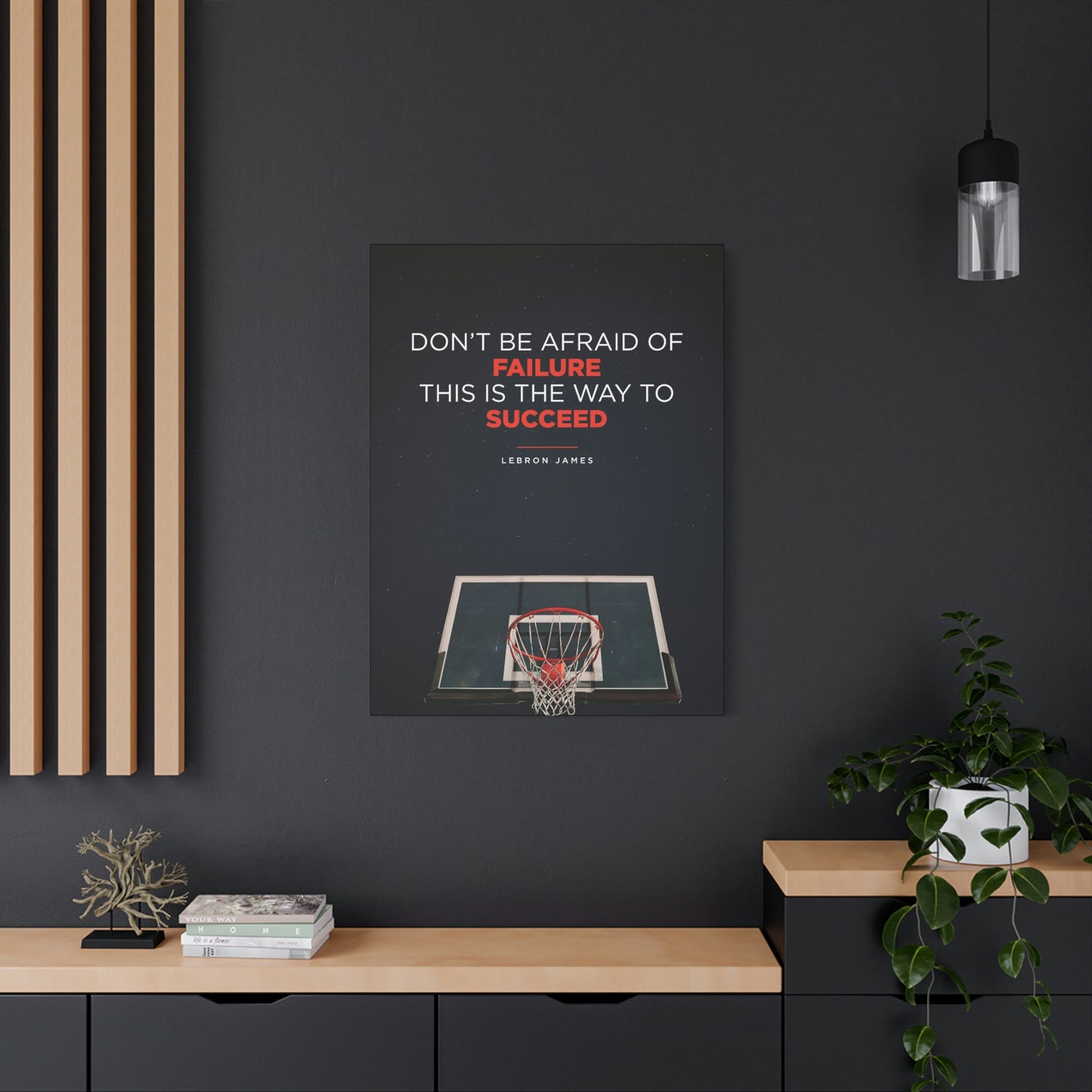 Don't Be Afraid Of Failure | Canvas | Hustle House Prints