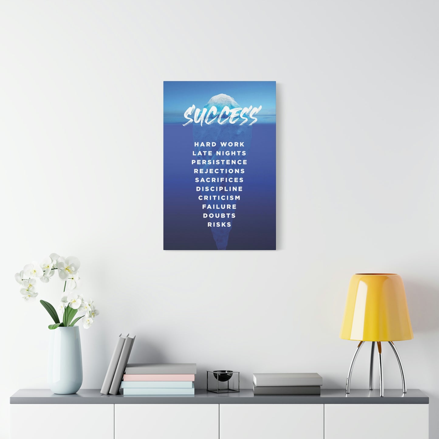 Success Iceberg | Canvas | Hustle House Prints