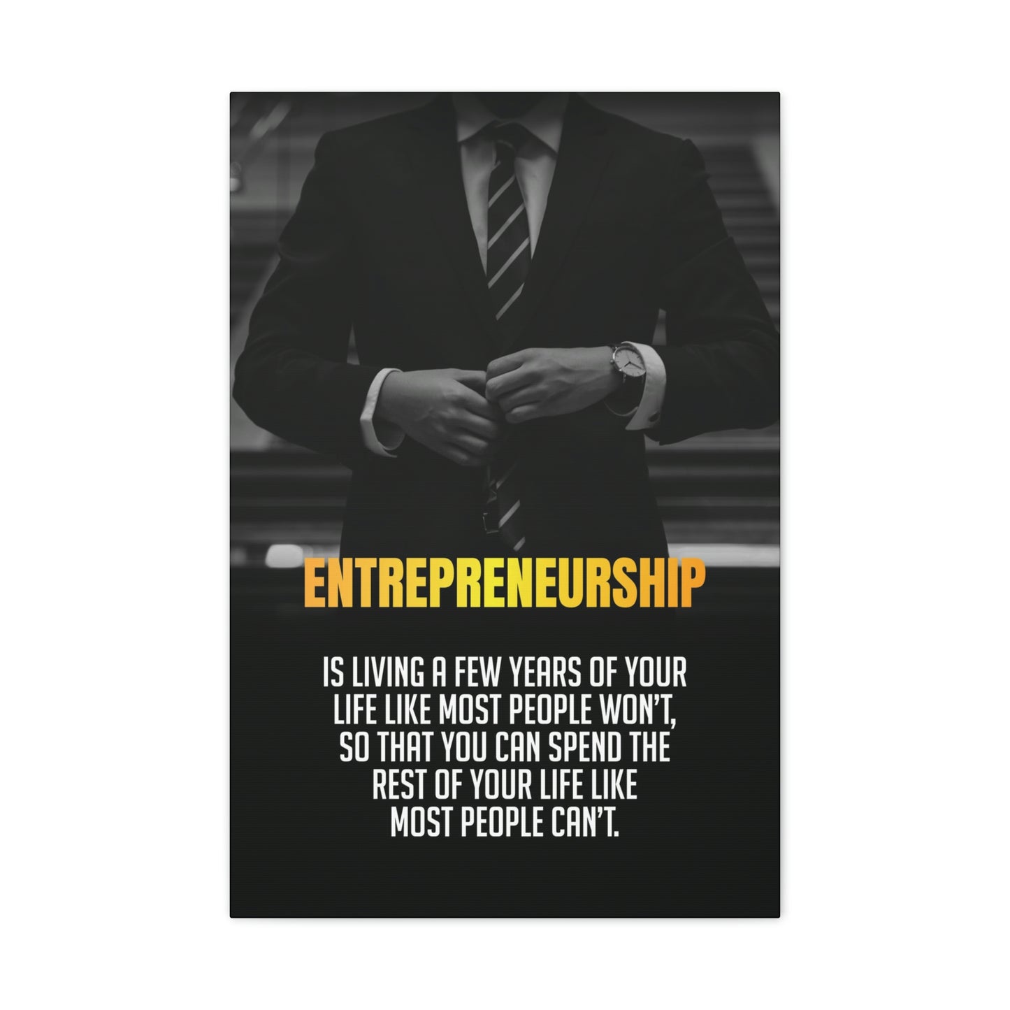 Entrepreneurship | Canvas | Hustle House Prints
