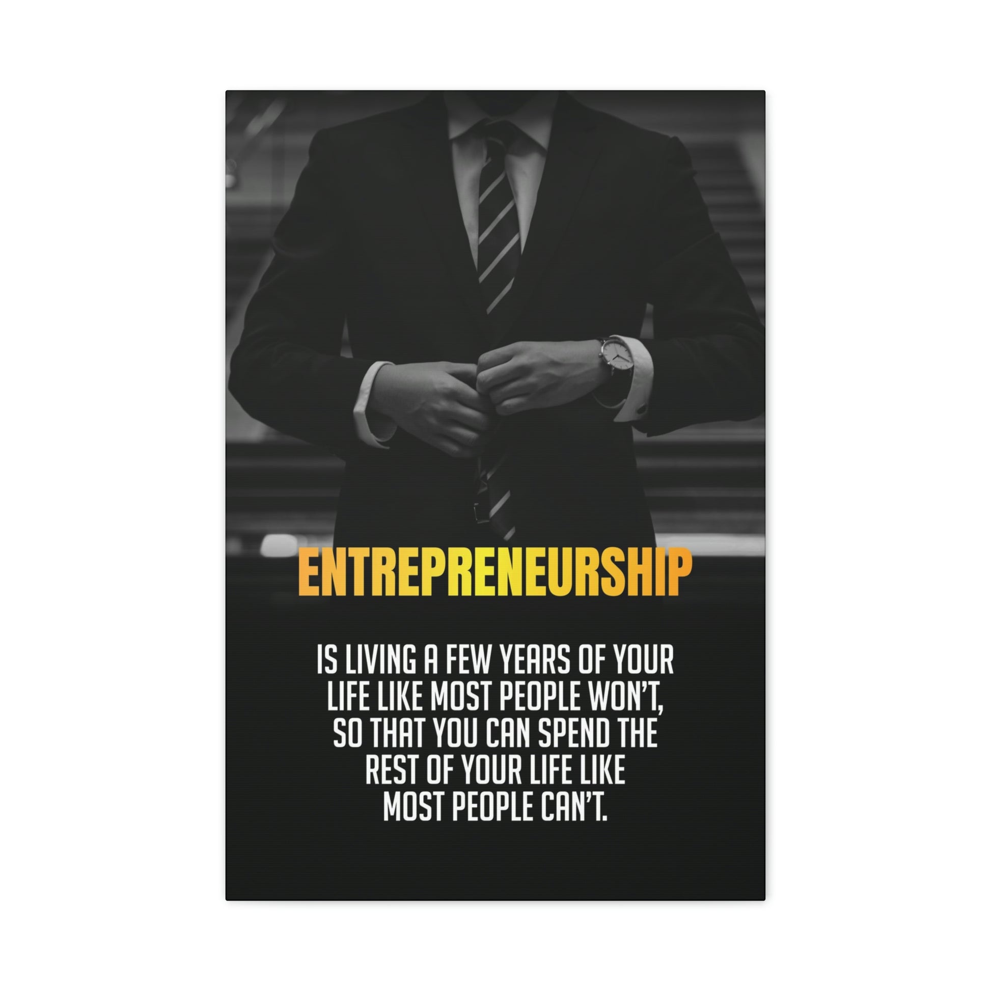 Entrepreneurship | Canvas | Hustle House Prints