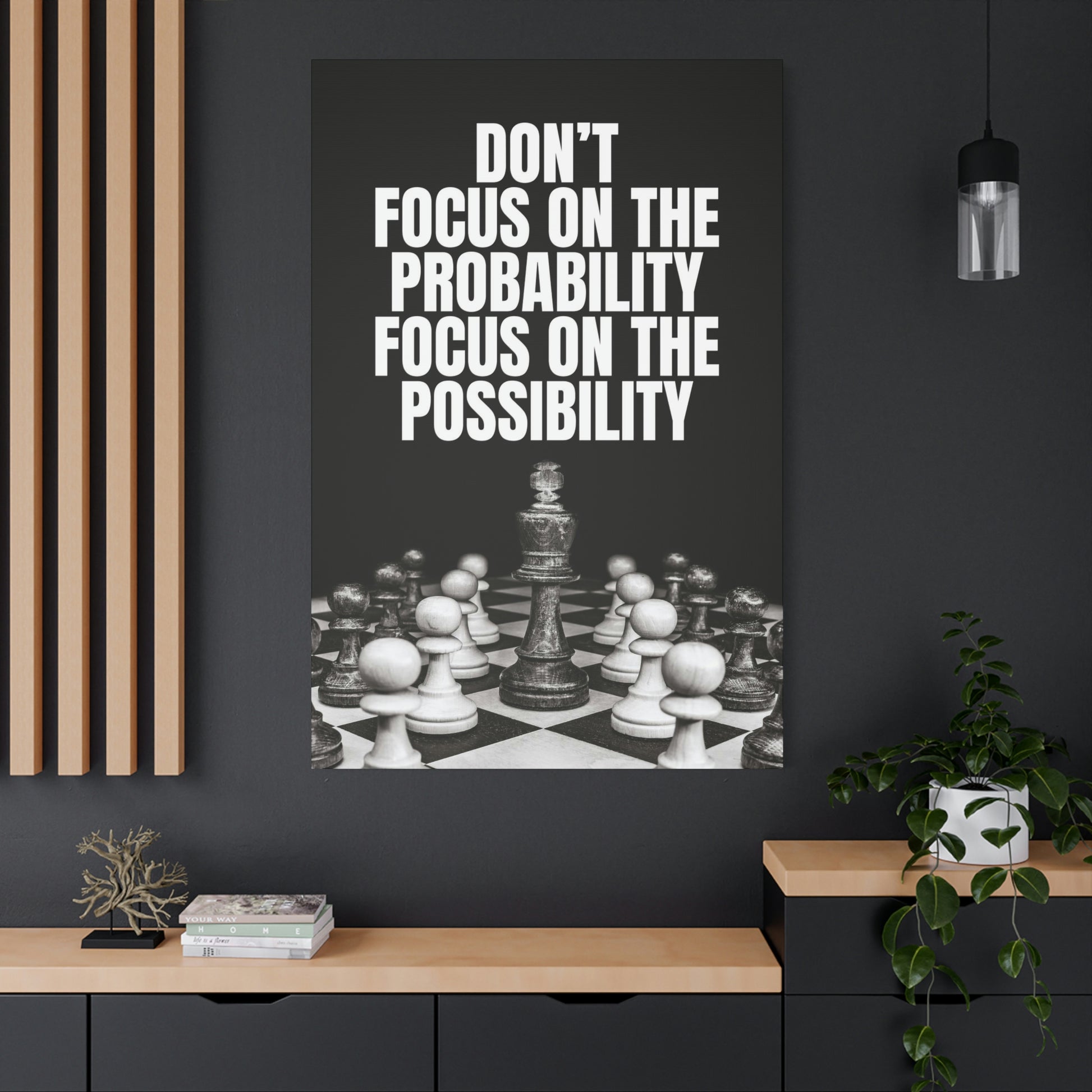 Focus On The Possibility | Canvas | Hustle House Prints