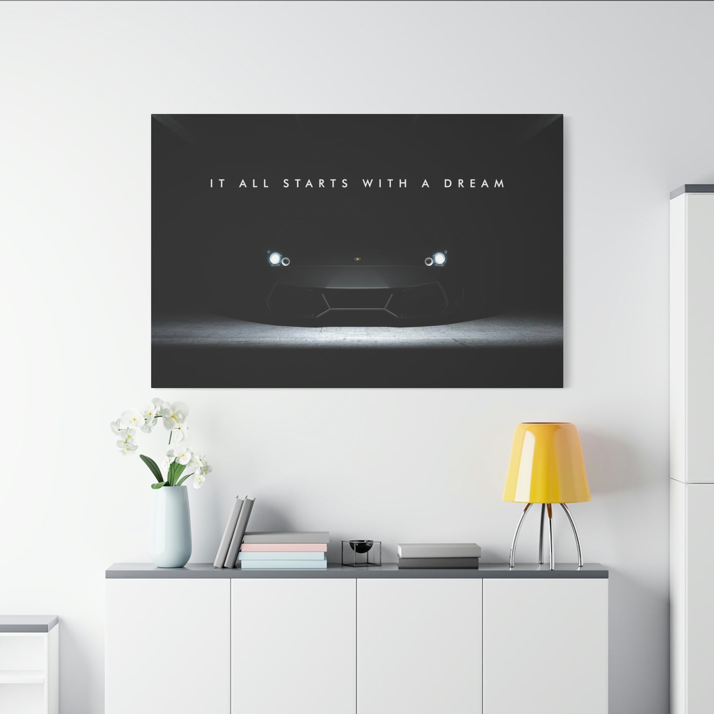 It All Starts With A Dream | Canvas | Hustle House Prints