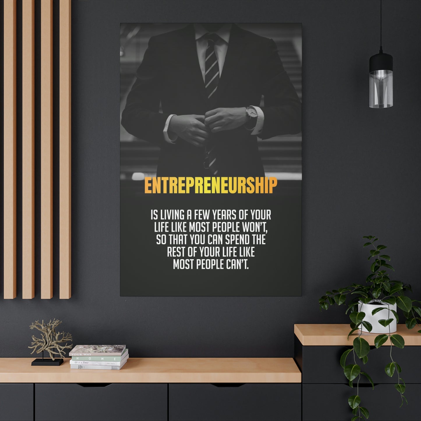 Entrepreneurship | Canvas | Hustle House Prints