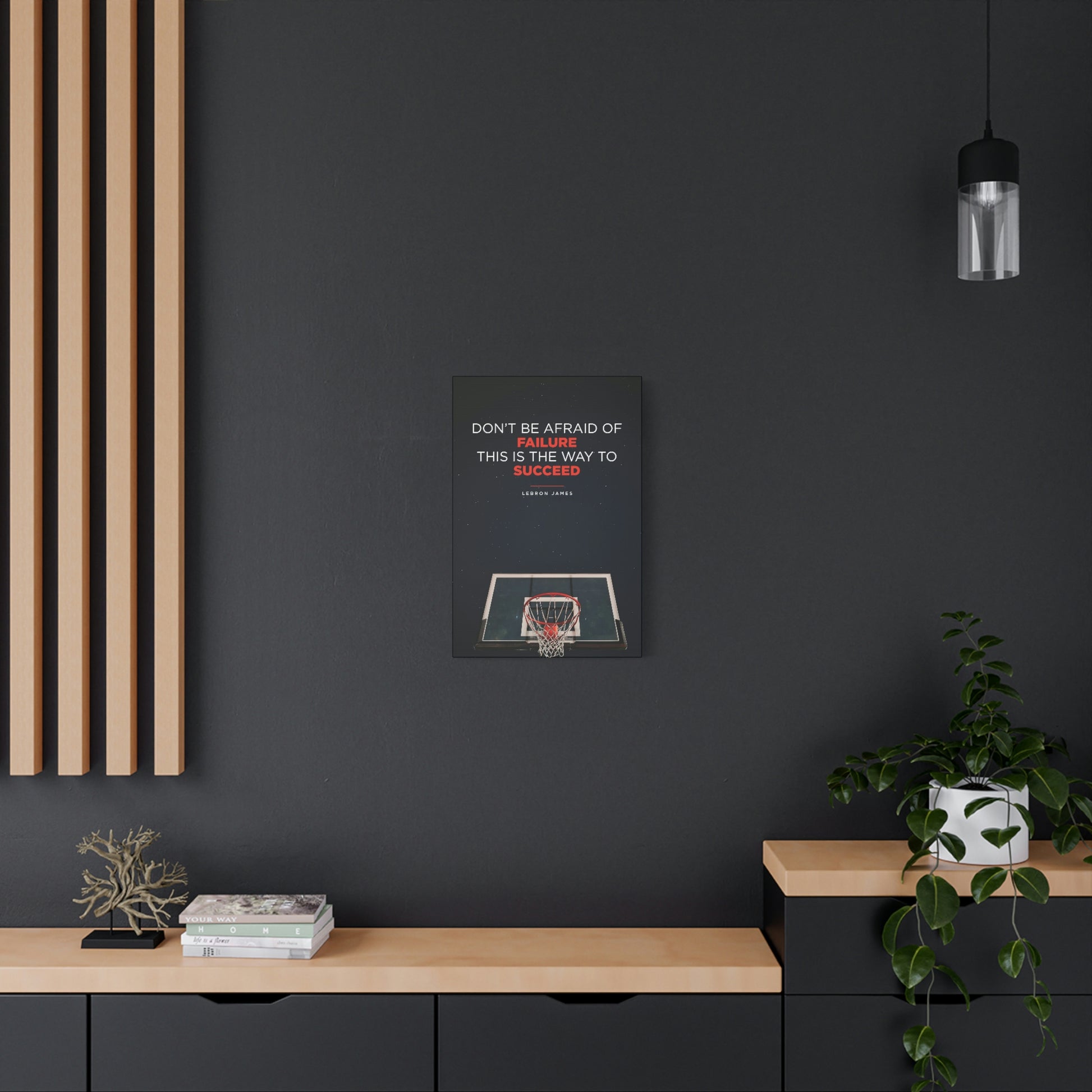 Don't Be Afraid Of Failure | Canvas | Hustle House Prints