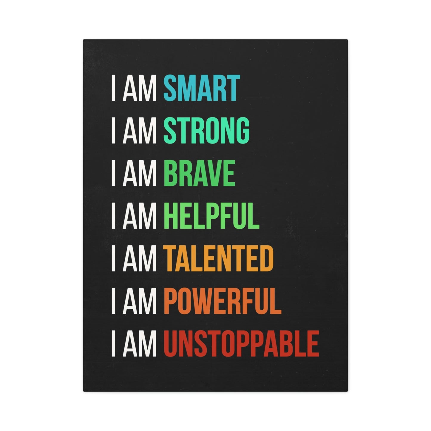 I Am Strong | Canvas | Hustle House Prints