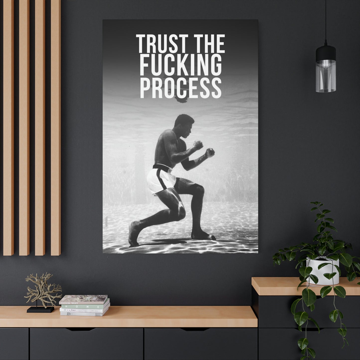 Trust The Fu**ing Process | Canvas | Hustle House Prints