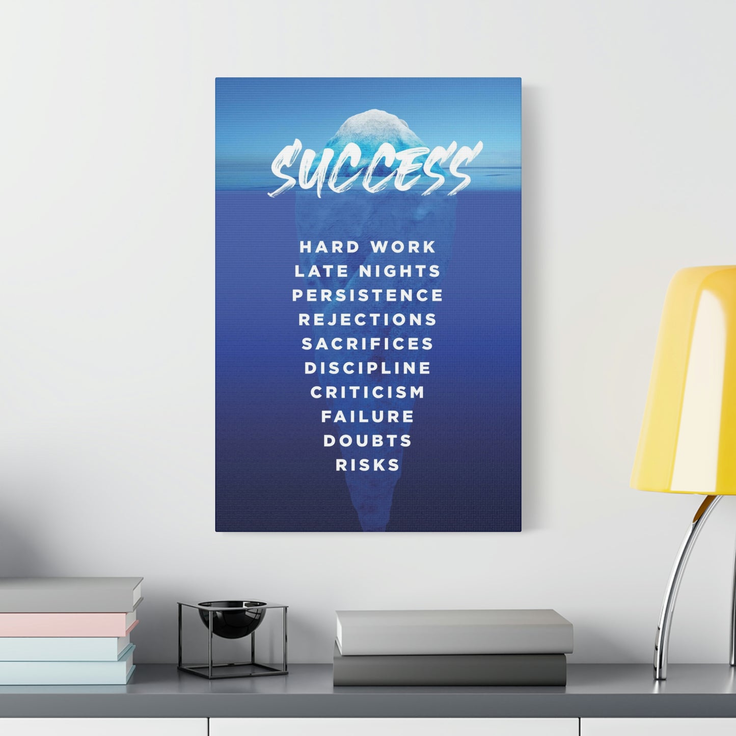 Success Iceberg | Canvas | Hustle House Prints