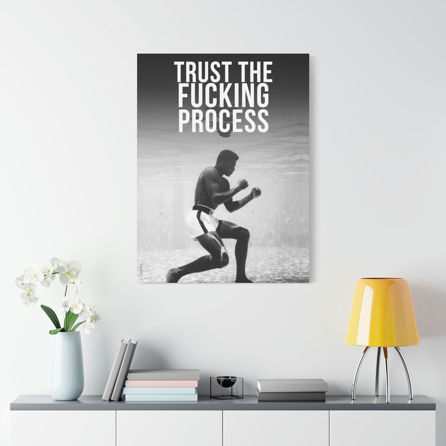 Trust The Fu**ing Process | Canvas | Hustle House Prints