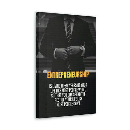 Entrepreneurship | Canvas | Hustle House Prints