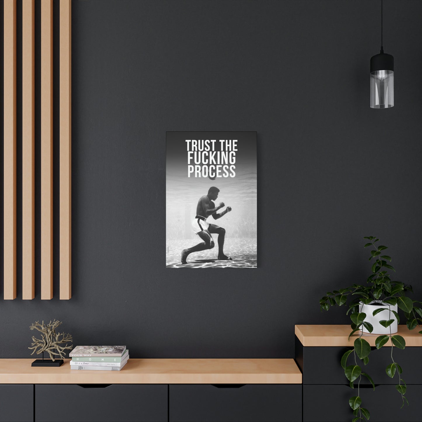 Trust The Fu**ing Process | Canvas | Hustle House Prints