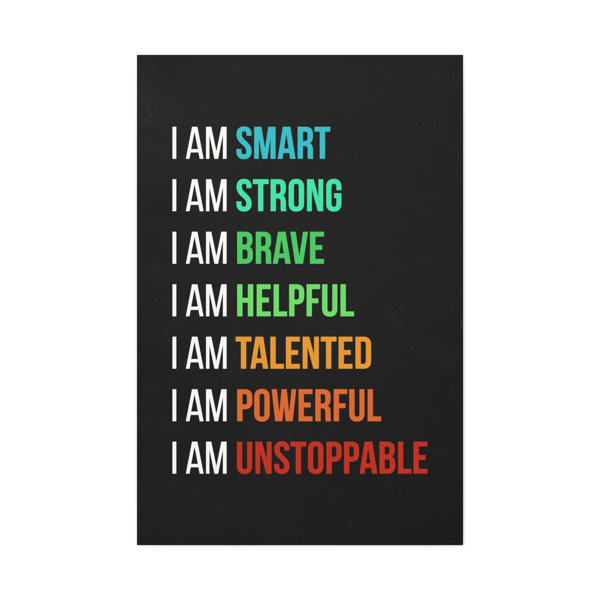 I Am Strong | Canvas | Hustle House Prints