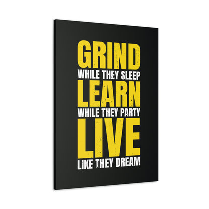 Live Like They Dream | Canvas | Hustle House Prints