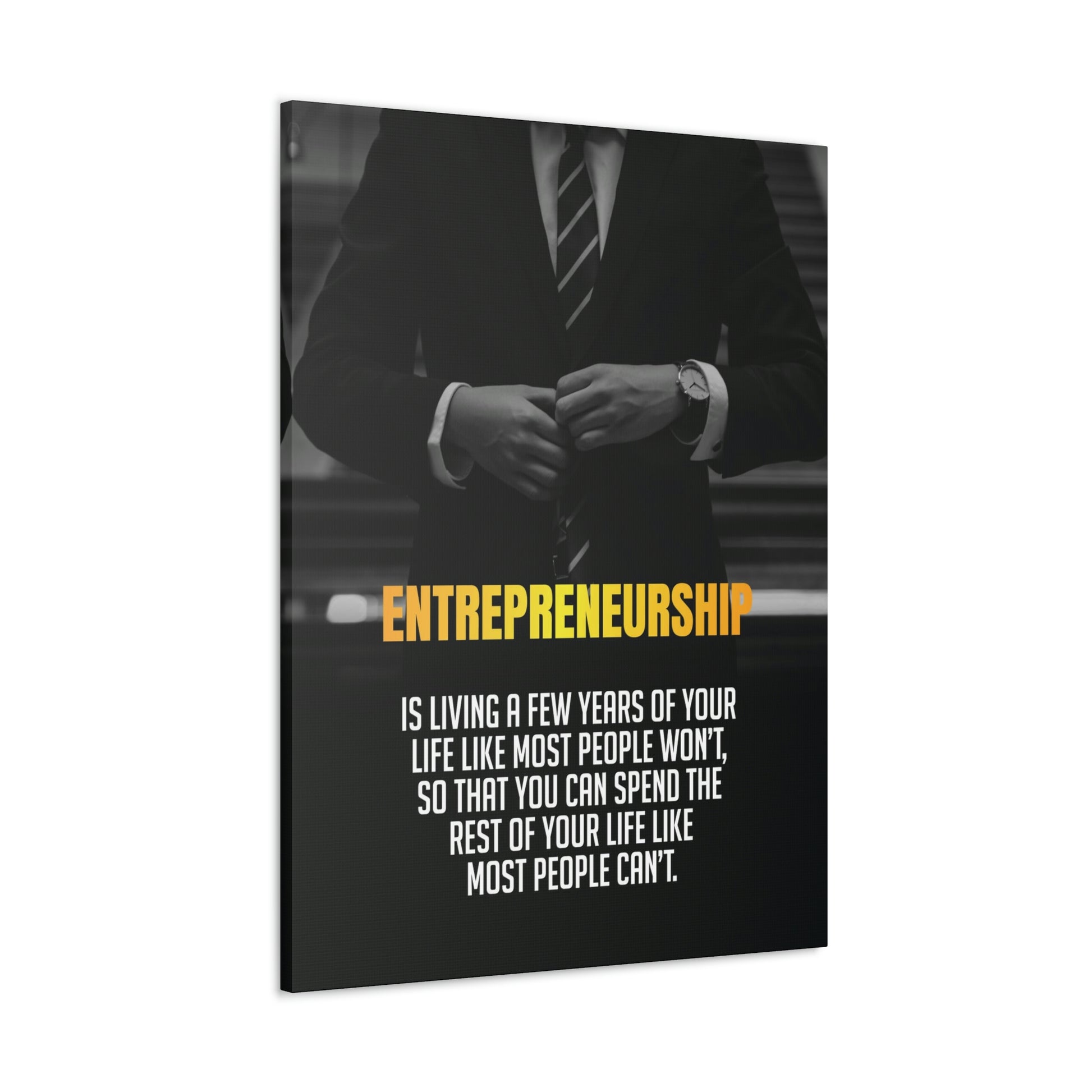 Entrepreneurship | Canvas | Hustle House Prints
